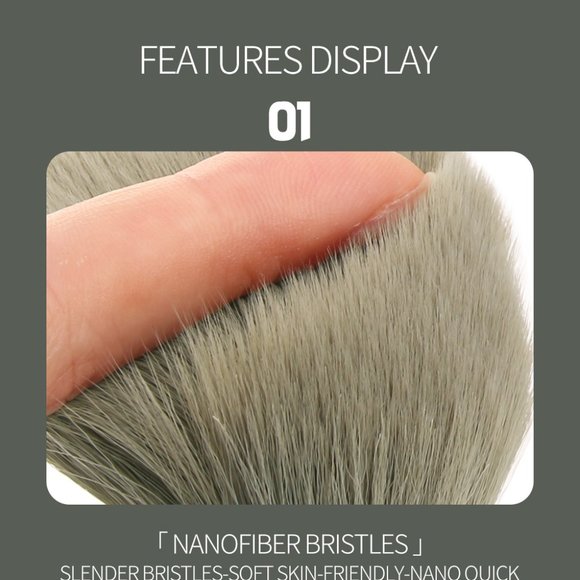 13Pcs Makeup Brush Set & Bag Portable Beauty Tool - Picture 5 of 13